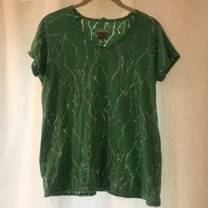 Columbia Green crackle top